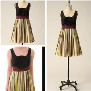 Anthropologie | Fit & Flair Bohemian Dress